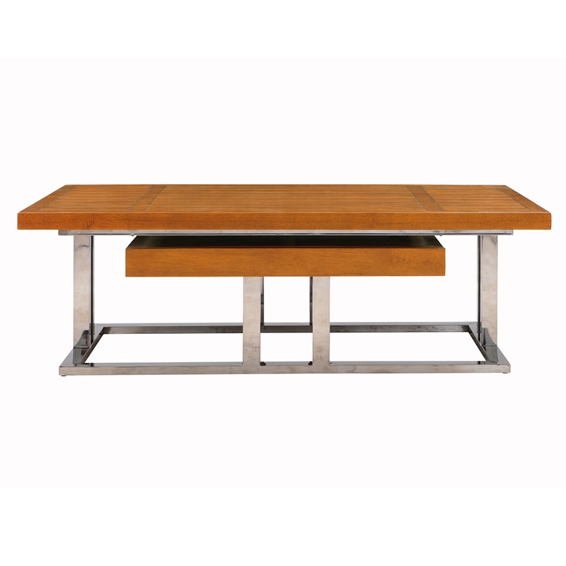 LARGE PIROGUE COFFEE TABLE