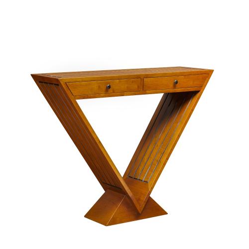 CANOE CONSOLE TABLE 2 DRAWERS